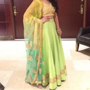 Colorful Lehenga, Indian party wear, Indian dress